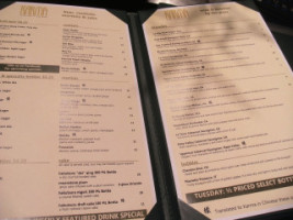 Karma Pub menu