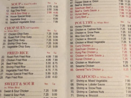 China House menu