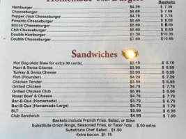 Joey's Sub Sandwich Shop menu