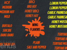 Leos Wings menu