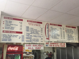 American Hero Subs Bagels menu