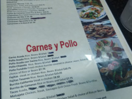 Karlitos Mariscos menu