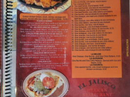 El Jalisco menu