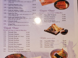 Uma Japanese Hibachi Steak House menu