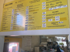 Bryan's Poco Taco menu