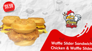 Country Style Chicken And Waffles food