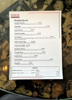 Fusion Mediterranean Grill menu