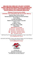 One Only Bbq menu