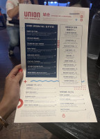 Union Sushi Beque menu