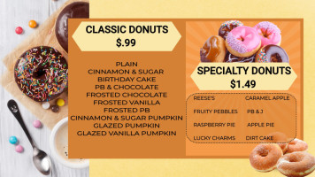 Dozer's Deli Creamery menu