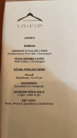 Cafe Aficionado menu
