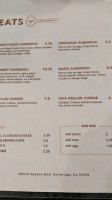 Cafe Aficionado menu