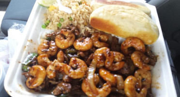 Khan's Grill food