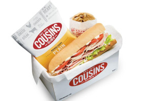 Cousins Subs menu