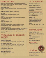 Viking Grill menu