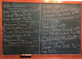 Whistle Stop Cafe menu