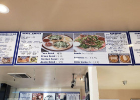 The Beach Bucket menu