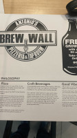 Brewwall menu