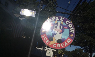 Purple Cow Ice Cream outside