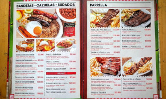 Los Arcos menu