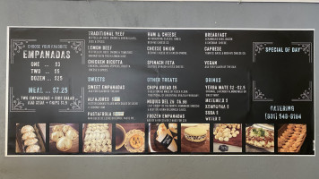 Royal Panda menu