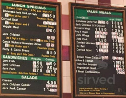 Leo's Sports menu