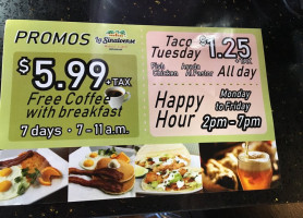 La Tia menu