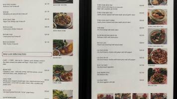 Mai Lan menu