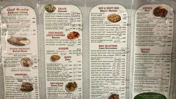 The Center Bistro menu