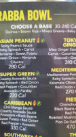 Union Sushi Beque menu