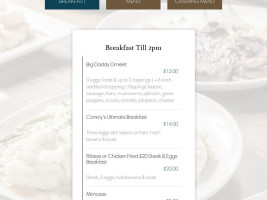 Conroy's Grill menu