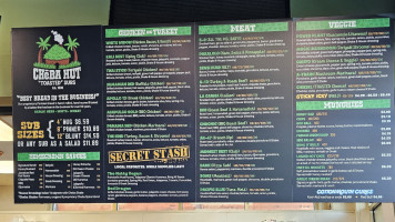 Cheba Hut menu