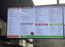 Subway menu