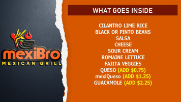 Mexibro menu