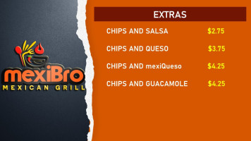 Mexibro menu