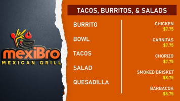 Mexibro menu