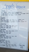 Angel's Taqueria menu