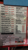 Ron's Tacos And Burgers menu