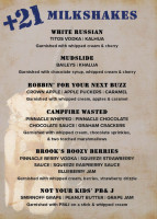 Music Kitchen menu