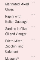 Italian Oven Llc menu