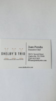 Shelby's Trio menu