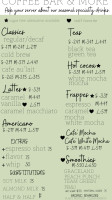 Grace Bistro Bakery menu