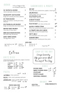 Grace Bistro Bakery menu