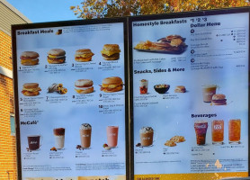 Mcdonald's menu