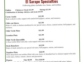 El Sarape Mexican Grill