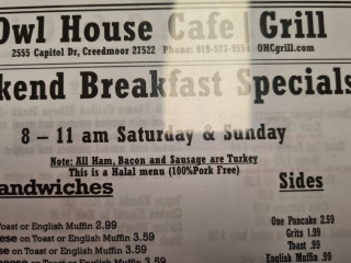 Owl House Cafe Grill