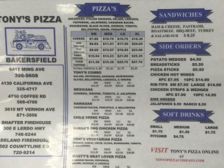 Tony's Firehouse Grill And Pizza