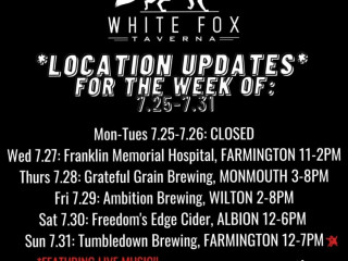 White Fox Taverna Food Truck Catering