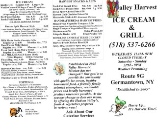 Valley Harvest Ice Cream Grill