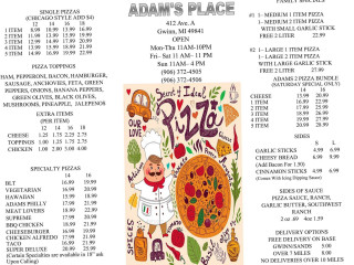 Adam's Place Pizzaria